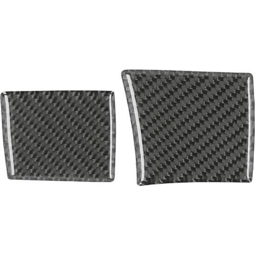 2Pcs Carbon Fiber Steering Wheel Decoration for Dodge Charger 2011-2014 Left Right Set New