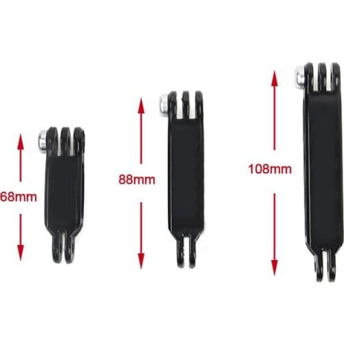 Andoer 3pcs Handheld Grip Extended Mount Arms Adapter for GoPro 9/8/7/6/5/4/3+/3/2/1 SJCAM Sport Camera Accessory