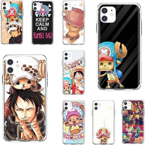 Anime-cute-tony-tony-chopper-One-Piece For Samsung Galaxy A9 A8 Star Lite A3 A5 A7 A6 Plus 2018 2015 2016 2017 Soft Cases Covers