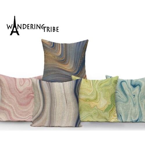 Pillow Covers Decorative Case Pillow Home Marine Decoration Pillows Sofa Seat Cover Nordic Covers Marine Style Linen 45x45cm