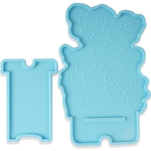 Mobilephone Holder Silicone Mold Mermaid Cell Phone Stand Silicone Mold 10352150
