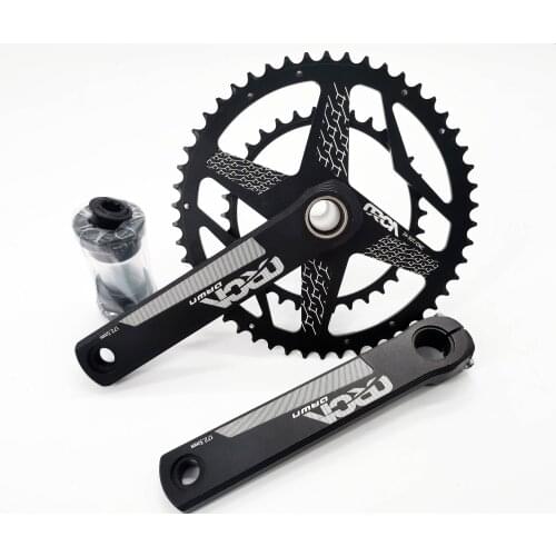 New Road Bike Crank Chain Wheel 170 172.5 175mm 50/34T For Folding Bicycle Aluminum Alloy Cranksets 10 / 11 / 12 Speed bicycle