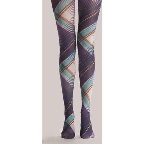 VP Unique stockings deep blue Black whale Geometric lattice pattern Tights High-quality Silk stockings 1 order=1pc