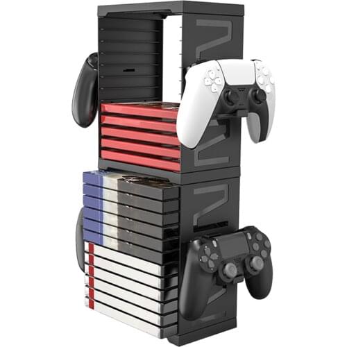 Game Card Box Storage Rack Double-layer Bracket For PS5 Game Disc Storage Box Bracket Drop Shipping Wholesale