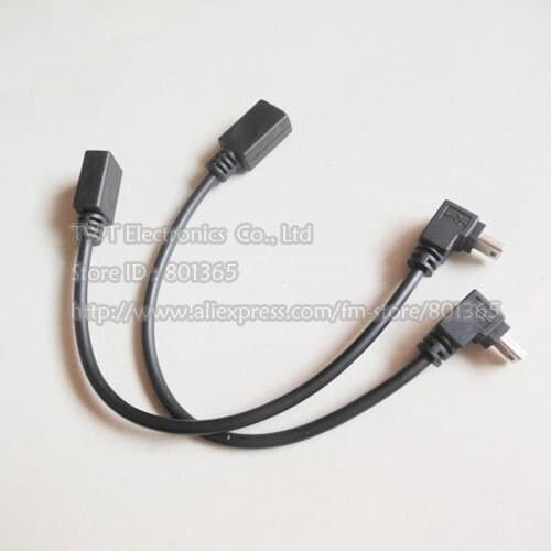 Mini USB 5pin 90 Degree Up Angled , Mini USB Female to Mini USB Male Adapter Extension Cable For GPS,5Qty,Free shipping