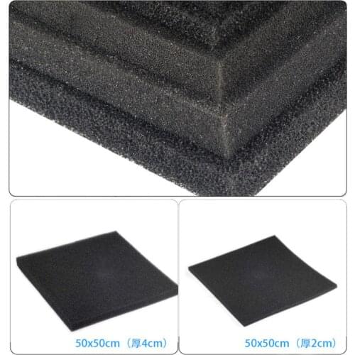 NuoNuoWell Reusable Filter Cotton Biochemical Aquarium Sponge 50x50x2cm Fish Foam Tank Pond Filtration Pad