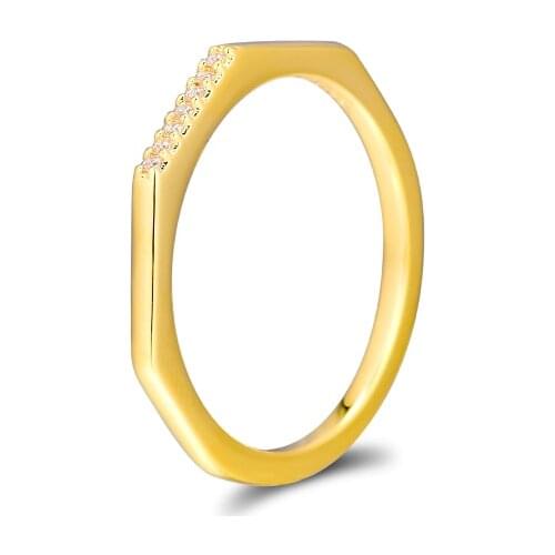 Fashion Female Rings Multifaceted Ring Sterling Silver Jewelry Rings For Woman Party Jewelry Making