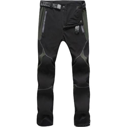 Men And Women Pants Quick Drying Outdoor Color Stitching Mountain Climbing Pantalones Clothing Windproof Trousers Pants 2021