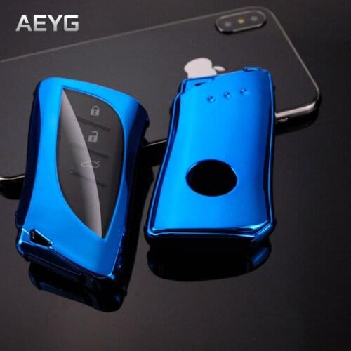 Soft TPU Car Smart Key Case Cover Shell Fob For Lexus IS ES NX RX GS LX RC GX LS 200 250 300 300H 350 450H Protected Accessories