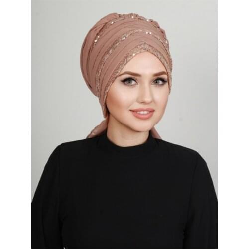 2021 New Fashion Hijab Ready Made Hijab Color Mink Scarf Long Muslim Shawl Plain Soft Tie Head Wraps For Women Wedding Scarf