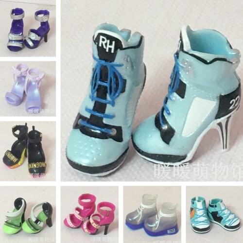 The shoes for 1/6 doll Rainbow High Big Sister Poopsie Unicorn Doll boots for 30cm doll play house makeup gift for girls