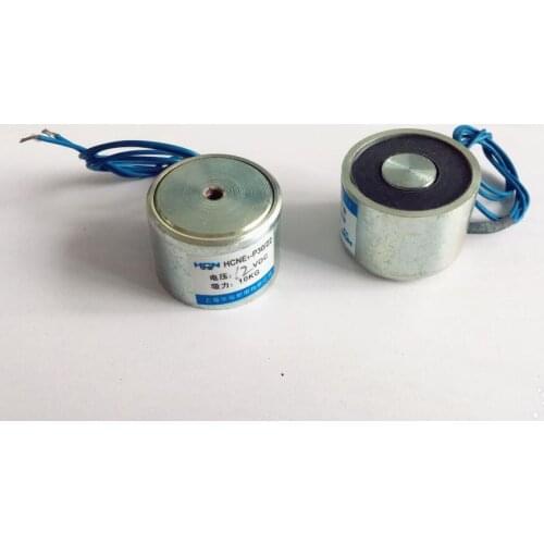 DC12V DC24V HCNE1-P30/22 P30/22 Sucker electromagnet suction 10kg