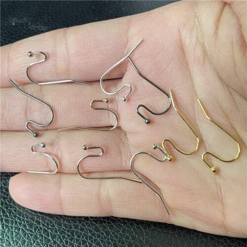 JunKang 200pcs ear hooks DIY earrings jewelry making copper for women gifts handmade accessories earrings simple multiple colors