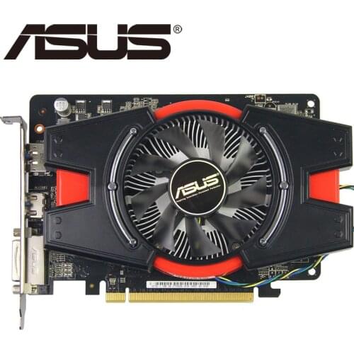 ASUS Graphics Card HD 7750 1GB 128Bit GDDR5 Video Cards for ATI Radeon HD7750 VGA Cards Used Equivalent GTX 750 GTX650 Ti