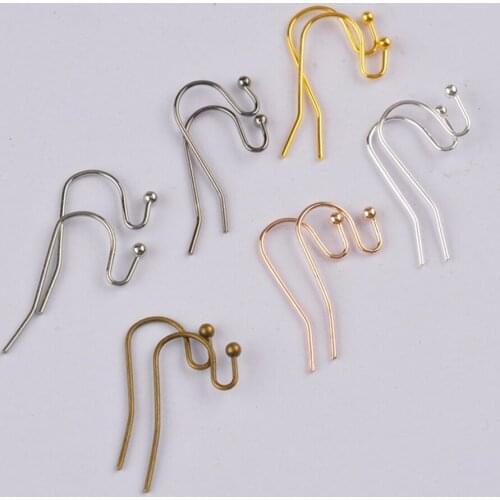 1000pcs Mixed Colors Ball End Earring Findings Earrings Clasps Hooks Fittings DIY for DIY Jewelry Making Supplies Accessories
