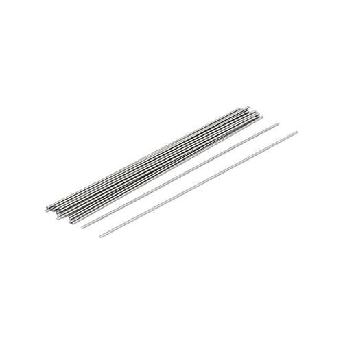 1mm Dia 100mm Length HSS Round Shaft Rod Bar Lathe Tools Gray 20pcs