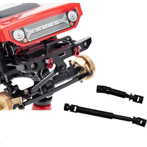 1 Pair Strong Steel Front And Rear Drive Shafts For 1: 24 Simulation Model Climbing RC Car Axial SCX24 90081AXI00002 AXI00001