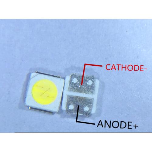 100pcs 3030 backlight high power LED dual chip 6V JUFEI AOT cool white PT30A66 TV dedicated Cool white PT30A66 TV