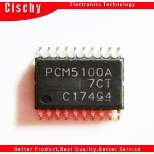5pcs PCM5100APWR PCM5100 PCM5100A IC DAC 16/24 / 32BIT SRL 20TSSOP