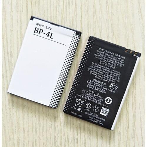 B-TAIHENG 2PCS/LOT NEW 1500mAh BP-4L Battery For Nokia E61i E63 E90 E95 E71 6650F N97 N810 E72 E52 BP4L BP 4L P