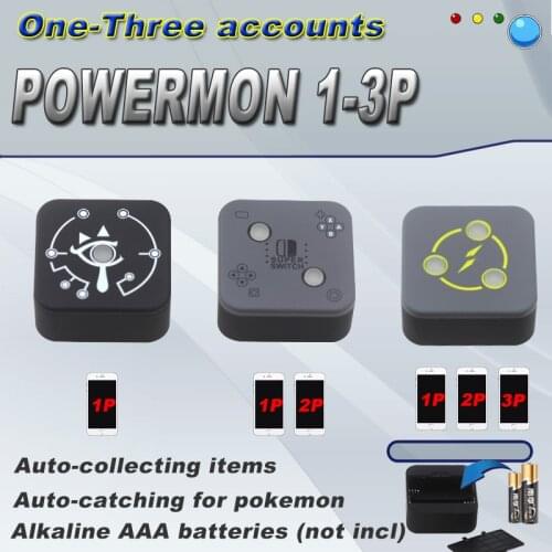 Auto Catch Powermon 1P 2P 3P Bluetooth-compatible Interactive Figure Toy for Pokemon Go Plus IOS/Android Auto Catch Smart Toy