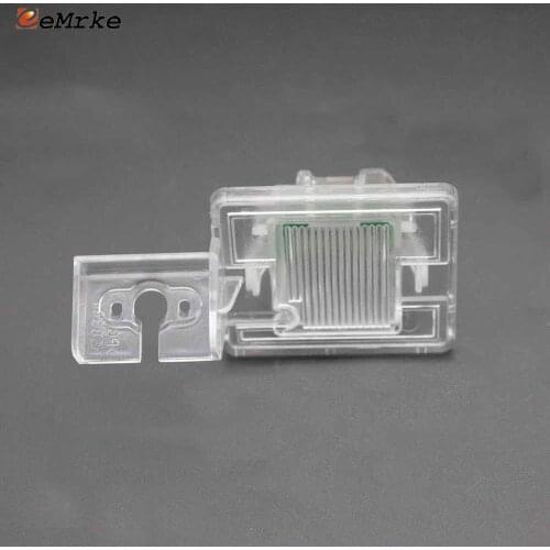 EEMRKE Car Rearview Camera Bracket Mount Led License Plate Light Housing for Benz C S205 Wagon SCL R172 GLC X253 GLK X204 V W448