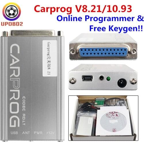 2020 Online Carprog V8.21 V10.93 Programmer Full Set Auto Car Repair ECU Chip Tuning Tool Car prog 8.21 10.93 with Free Keygen