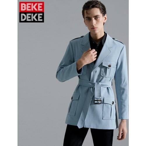 Мужские классические тренчи BEKEDEKE China At AliExpress