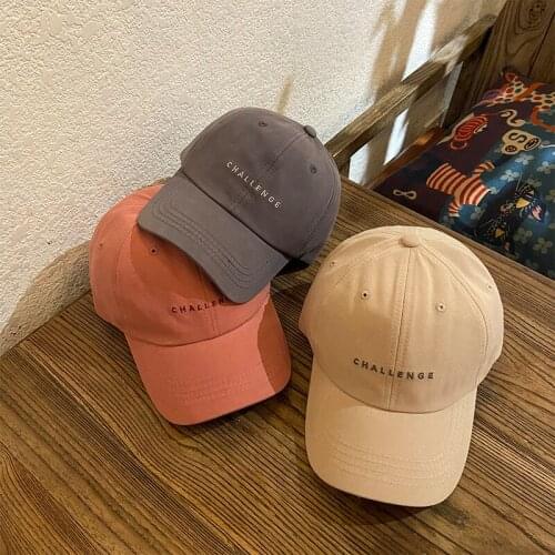 2020 Soft Baseball cap Unisex Sun Hat Leisure Hats Visor Cap Fashion Accessories 4 colors Letters Embroidery Cotton hat
