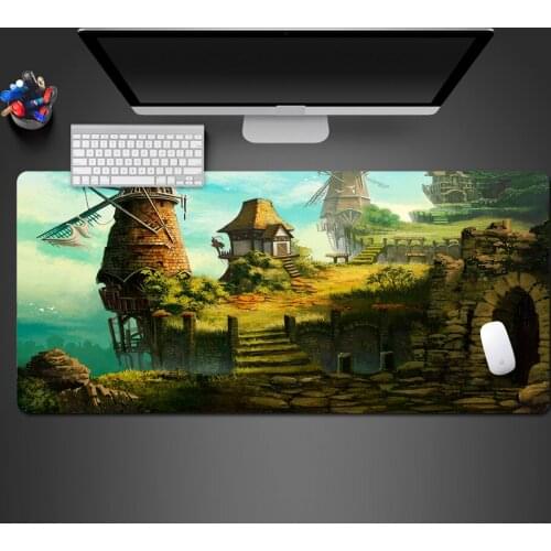 Large Office Computer Desk Mat Modern Table Keyboard Mouse Pad Laptop Cushion Desk Mat Gamer Mousepad Mat Tapis De Souris