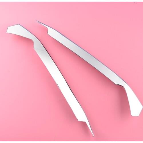 CITALL ABS 1 Pair Chrome Front Fog Light Lamp Eyebrow Trim Cover Fit for Honda Accord 10th 2018 2019 2020