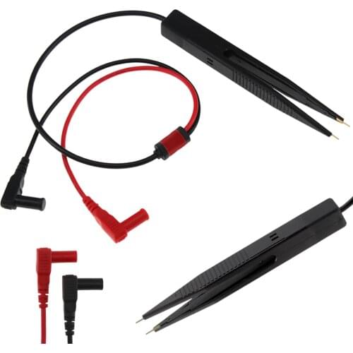 69cm Multimeter Probe Digital Multimeter SMD SMT Test Clip Meter Probe Tweezers for FLUKE for Vichy Resistor Multimeter Tester