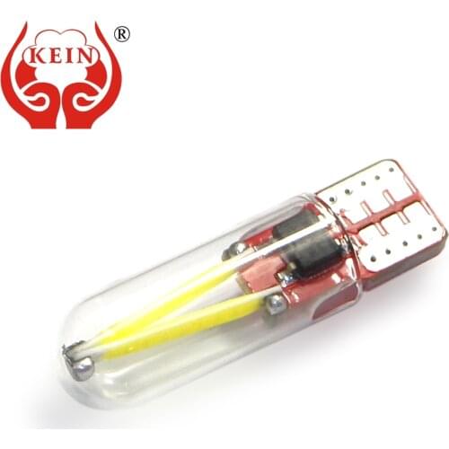 KEIN 1pcs LED T10 Bulb W5W 194 168 COB 501 t10 led car Lights w5w blue Interior Panel Dome Vehicle AUTO Signal Lamp Bulb Lights