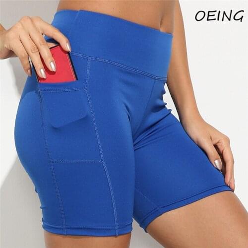 Summer Seamless Sport Biker Shorts Spandex Fitness Clothing High Waist Tights Running Pants for Women