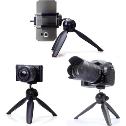 Mini Tripod Tabletop Smartphone Mount Clip Holder Stand Detachable Ballhead for iPhone X/8/7 Plus Huawei Xiaomi