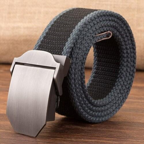 Multicolor Military Tactical Belt Buckle Men Nylon Belt Outdoor Metal Automatic Buckle Canvas Belts for Men Length Accessories