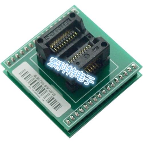 Gold-plated Base SOP20 to DIP20 Conversion Base CNV-SOP-DIP20 (width 8/20 Feet) Burning Test Socket