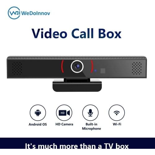 HD camera network video player 3M pickup mic video chat box Android set top box zoom Skype video conference all in one machine