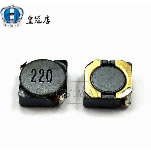 10pcs/SMD power inductors 2D18 3D18 22UH word:220 3*3*2MM/4*4*2MM Shielding inductance 3*3*1.8MM/3.8*3.8*1.8MM