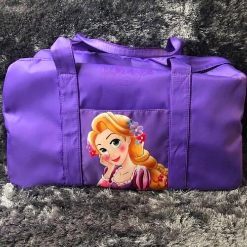 Disney Mickey Minnie Coco Sofia Frozen Six Princess Nylon Waterproof Shopping Bag Fitness Bag Party Supplies
