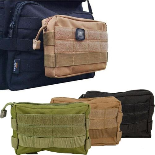 Outdoor Tactical Molle Pouch Tool Waist Pack Tactical Medical First Aid Pouch EDC Military Hunting Accessories