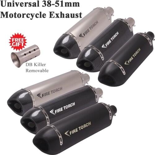Universal Motorcyle Yoshimura Exhaust Pipe Escape Modify Tip End Muffler Motocross DB Killer For CBR650 Z1000SX tmax 530 502X R1