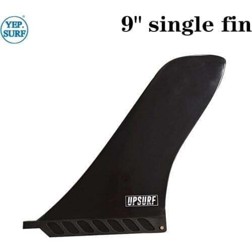 Upsurf Surfboard Longboard Fins 9.0 / 10.0 inch Nylon Plastic Fins 9.0 / 10.0 Length Single Fins Surf Fins