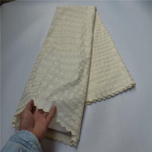 African Swiss Voile Lace Fabric embroidery lace trim high quality african Dry cotton lace fabric for wedding CLP-888