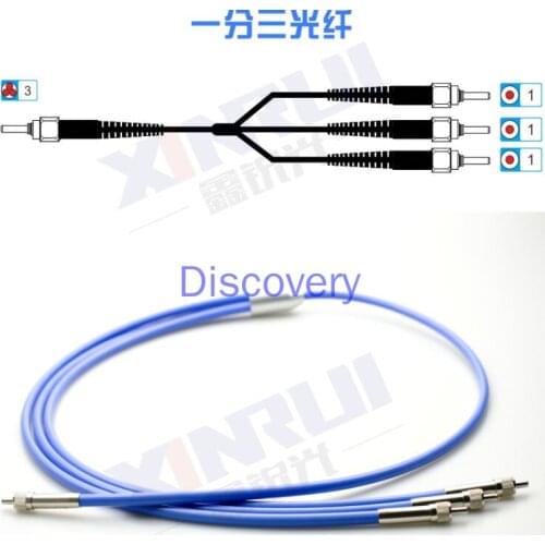 Y-type Fiber 1 Minute 3 Fiber SMA905 Fiber Bundle SMA905 Multi-core Fiber 400um Silica Fiber