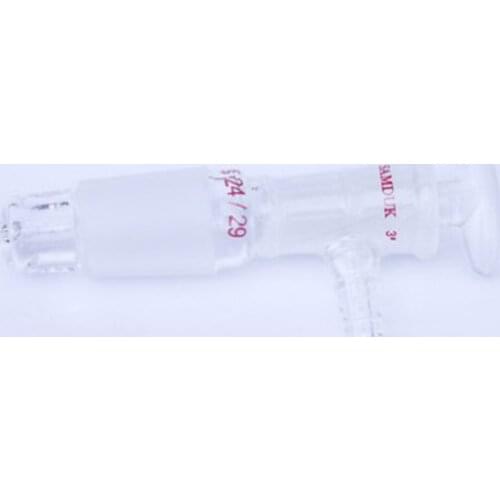 1pc lab glass Vacuum valve Connector 24/29 for glass Vacuum dryer