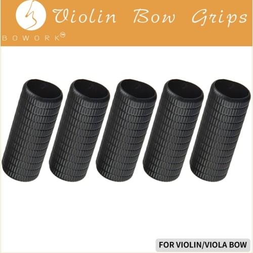 BOWORK 10PCS Violin Bow Leather Skin Replacement Fit for Making Violin Bow Violin Viola Part &Accessories Bow Makers