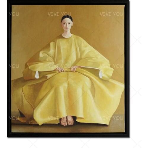 100% Hand-painted Wall Pictures Oil Painting On Canvas Elegant Woman Large Wall Art High-end Decorative Paintings For Home