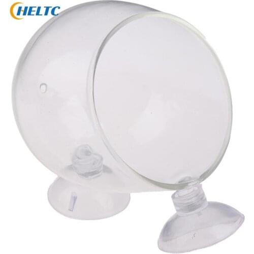 Fish Tank Crystal Glass Pot Aquarium Planter Aquaculture Cup Decoration Polka Water Potted Aquatic Planting Cylinder Cup