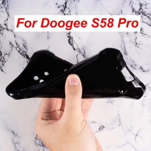 For Doogee S58 Pro Case Silicon Cover Soft TPU Matte Pudding Clear Phone Protector Shell On Doogee S58 Pro Back Capa Coque Funda